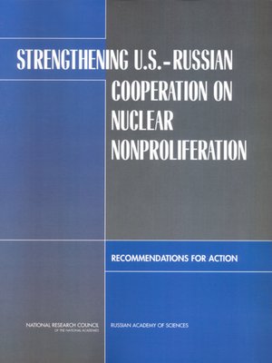cover image of Strengthening U.S.-Russian Cooperation on Nuclear Nonproliferation